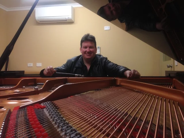 Stephen at precision piano tuner Boxhill, Doncaster, Pakanham, Glen Waverley, ringwood, Melbourne Eastern Suburbs, Oakleigh, Mount Waverley, Hughesdale, Wheelers Hill